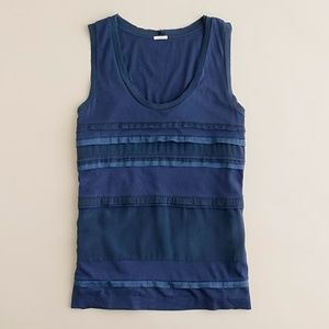 J. Crew Silk Stripe Tank